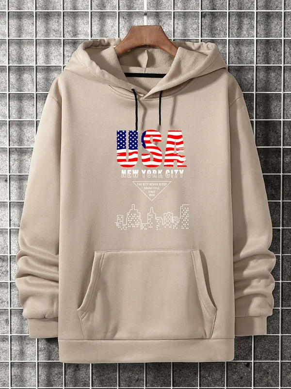 Cream_Printed_Fleece_Full_Sleeve_Hooded_Neck_Sweatshirt_For_Men_&_Women