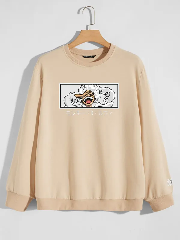 Cream_Graphic_Print_Fleece_Full_Sleeve_Round_Neck_Sweatshirt_For_Men_&_Women