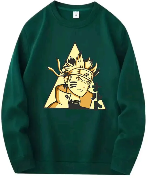 Green_Graphic_Print_Fleece_Full_Sleeve_Round_Neck_Sweatshirt_For_Men