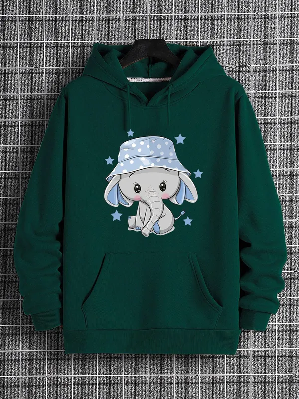 Green_Graphic_Print_Fleece_Full_Sleeve_Hooded_Neck_Sweatshirt_For_Men_&_Women