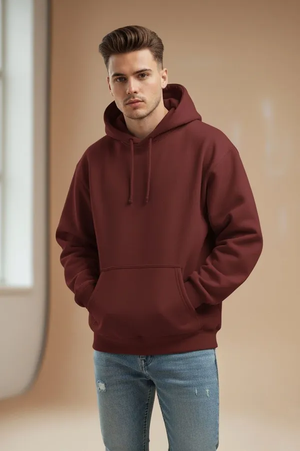 Maroon_Full_Sleeve_Solid_Men_Sweatshirt