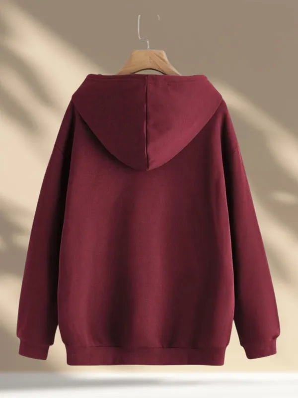 Maroon_Solid_Cotton_Blend_Full_Sleeve_Hooded_Neck_Sweatshirt_For_Men_&_Women