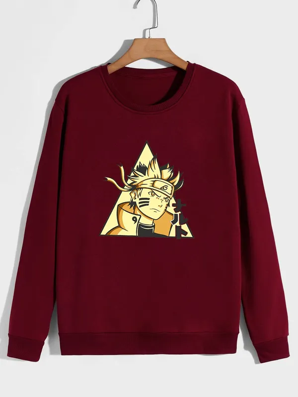 Maroon_Graphic_Print_Fleece_Full_Sleeve_Round_Neck_Sweatshirt_For_Men