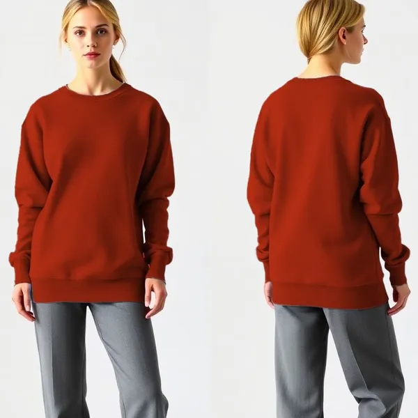 Maroon_Solid_Fleece_Full_Sleeve_Round_Neck_Sweatshirt_For_Women