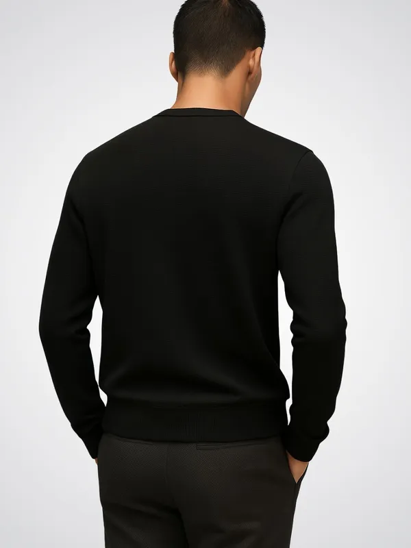 Black_Solid_Fleece_Full_Sleeve_Round_Neck_Sweatshirt_For_Men
