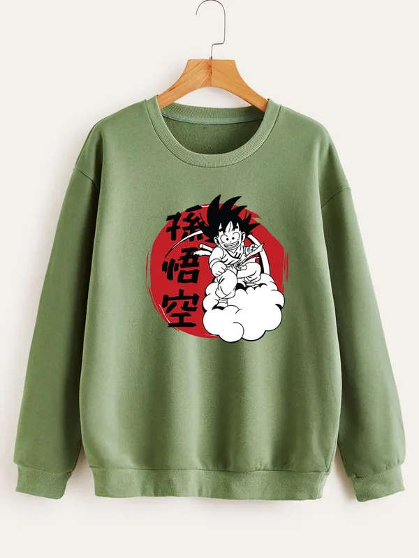 Pista_Green_Graphic_Print_Fleece_Full_Sleeve_Round_Neck_Sweatshirt_For_Men_&_Women