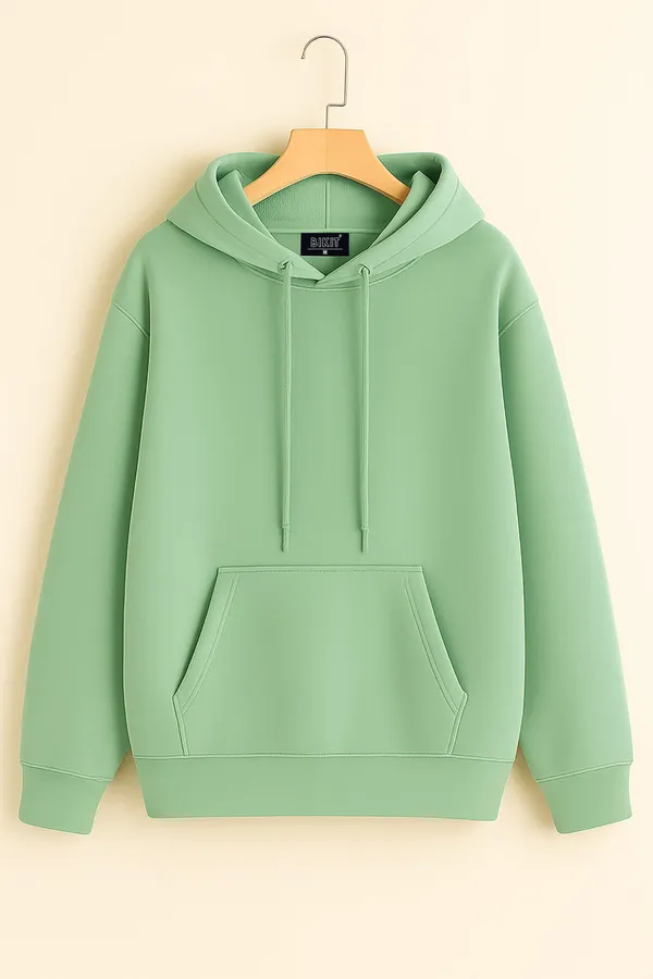 Pista_Green_Solid_Fleece_Full_Sleeve_Hooded_Neck_Sweatshirt_For_Men