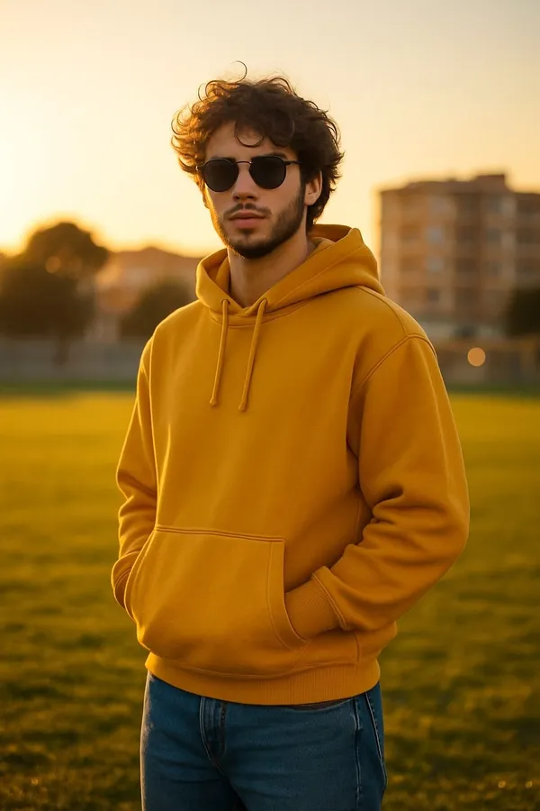 Yellow_Full_Sleeve_Solid_Men_Sweatshirt