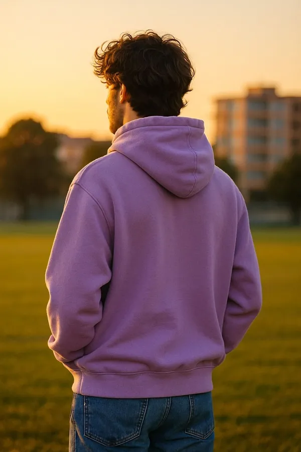 Purple_Solid_Fleece_Full_Sleeve_Hooded_Neck_Sweatshirt_For_Men