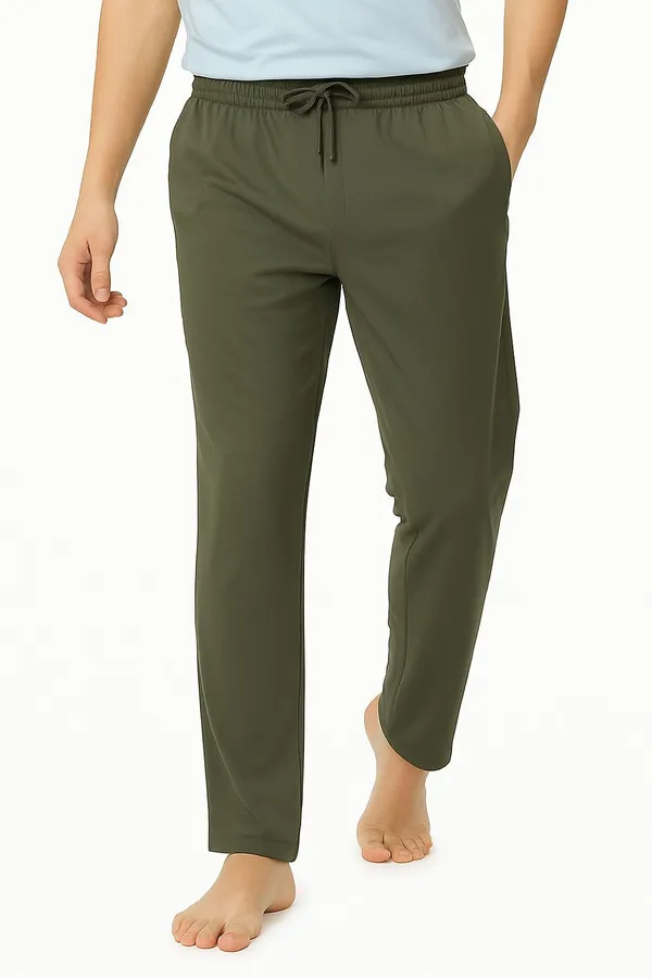 Olive_Cotton_Blend_Solid_Track_Pant_For_Men