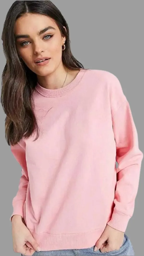 Pink_Solid_Wool_Full_Sleeve_Round_Neck_Sweatshirt_For_Women