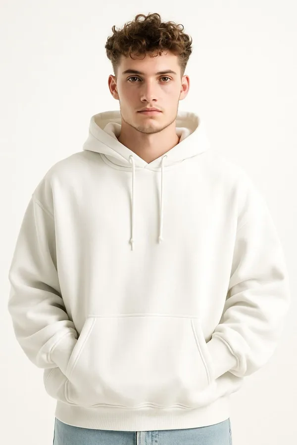 White_Full_Sleeve_Solid_Men_Sweatshirt