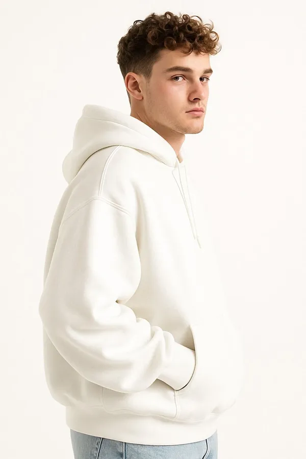 White_Full_Sleeve_Solid_Men_Sweatshirt