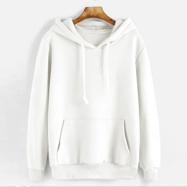 White_Solid_Cotton_Blend_Full_Sleeve_Hooded_Neck_Sweatshirt_For_Men