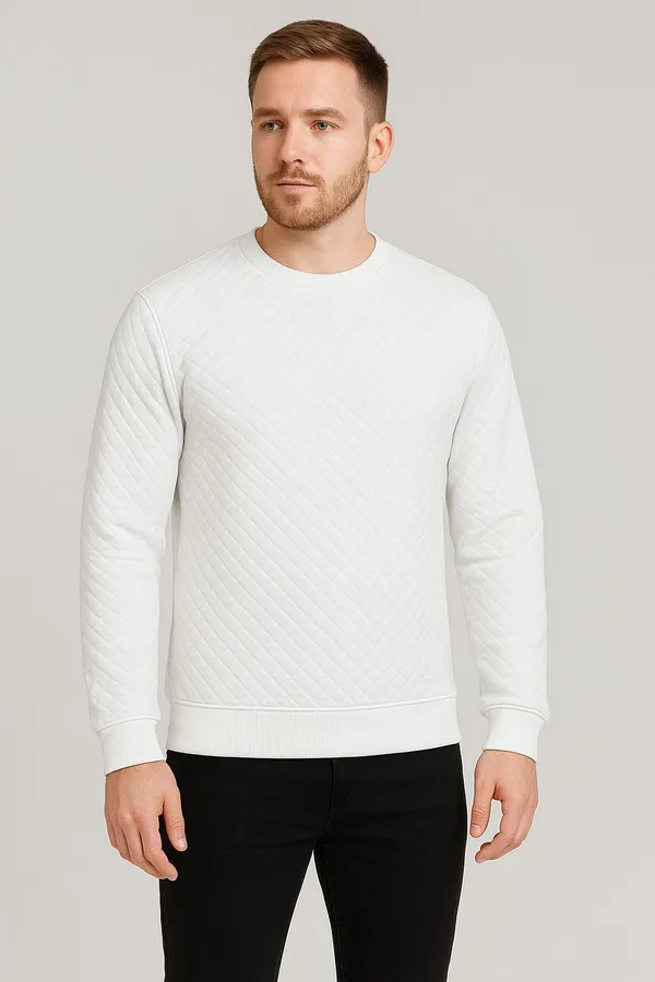 White_Geometric_Print_Polyester_Full_Sleeve_Round_Neck_Sweatshirt_For_Men