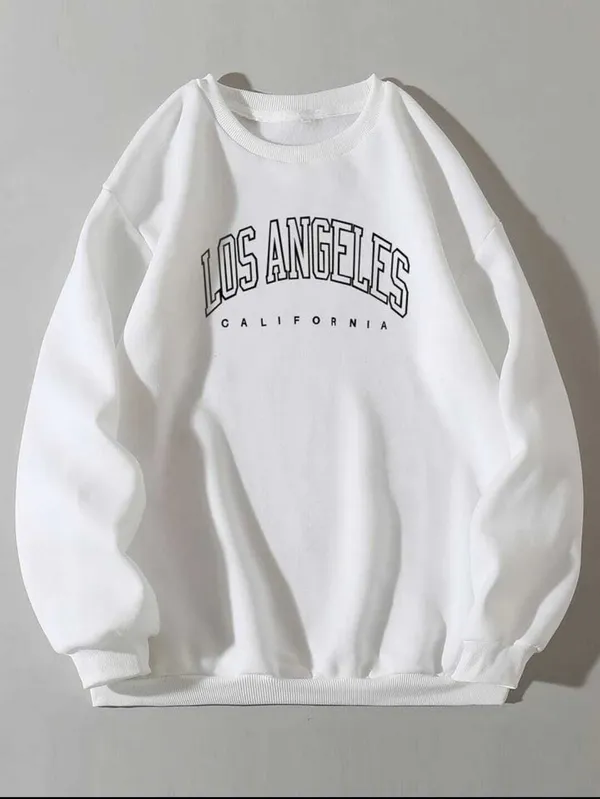 White_Printed_Fleece_Full_Sleeve_Round_Neck_Sweatshirt_For_Men