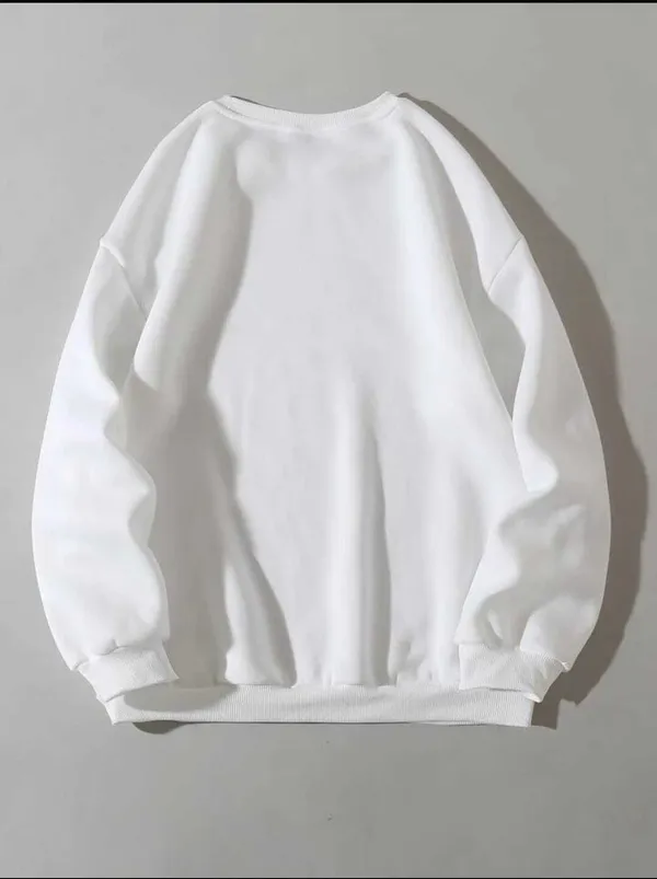 White_Printed_Fleece_Full_Sleeve_Round_Neck_Sweatshirt_For_Men