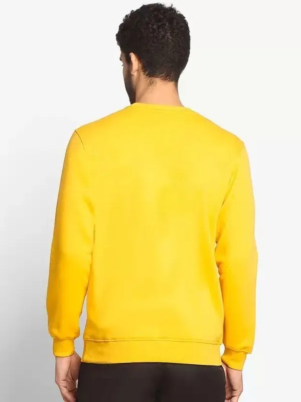Yellow_Solid_Fleece_Blend_Full_Sleeve_Round_Neck_Sweatshirt_For_Men