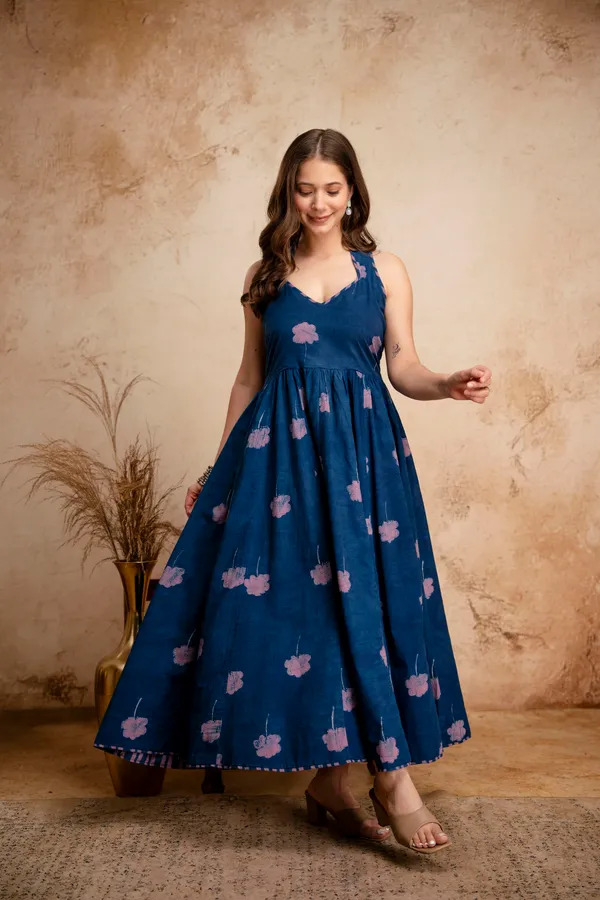 Blue_Cotton_Floral_Print_V_Neck_Maxi_Dress_for_Women