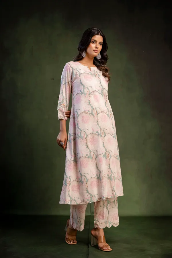 White_And_Pink_Pure_Cotton_Premium_A_Line_Suit_For_Women