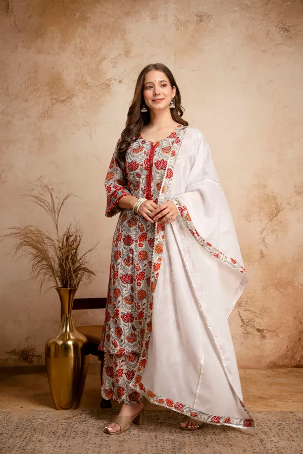 White_Cotton_Floral_Print_Straight_Kurta_with_Palazzo_Set_for_Women