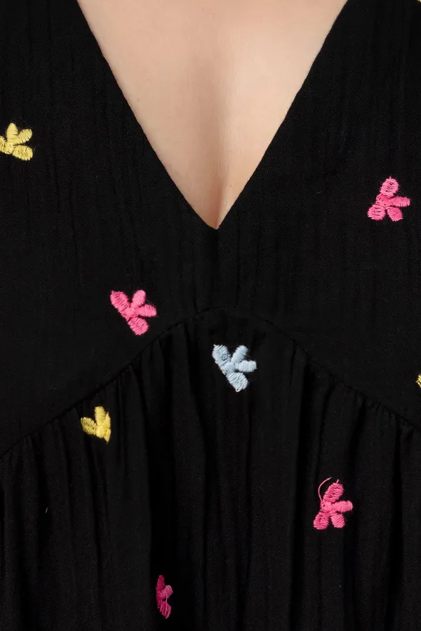 Black_Cotton_Floral_Print_Tiered_Fit_and_Flare_Dress_for_Women