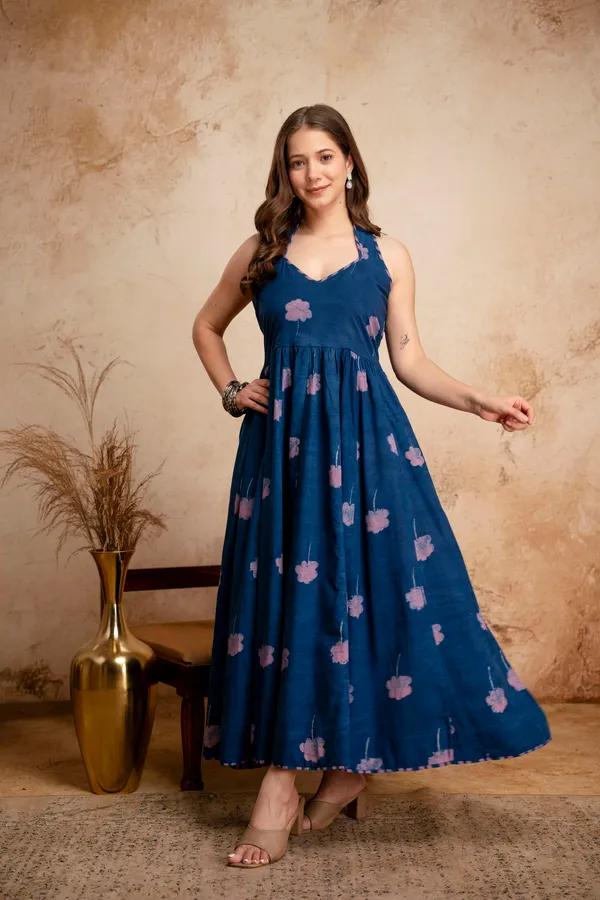 Blue_Cotton_Floral_Print_V_Neck_Maxi_Dress_for_Women