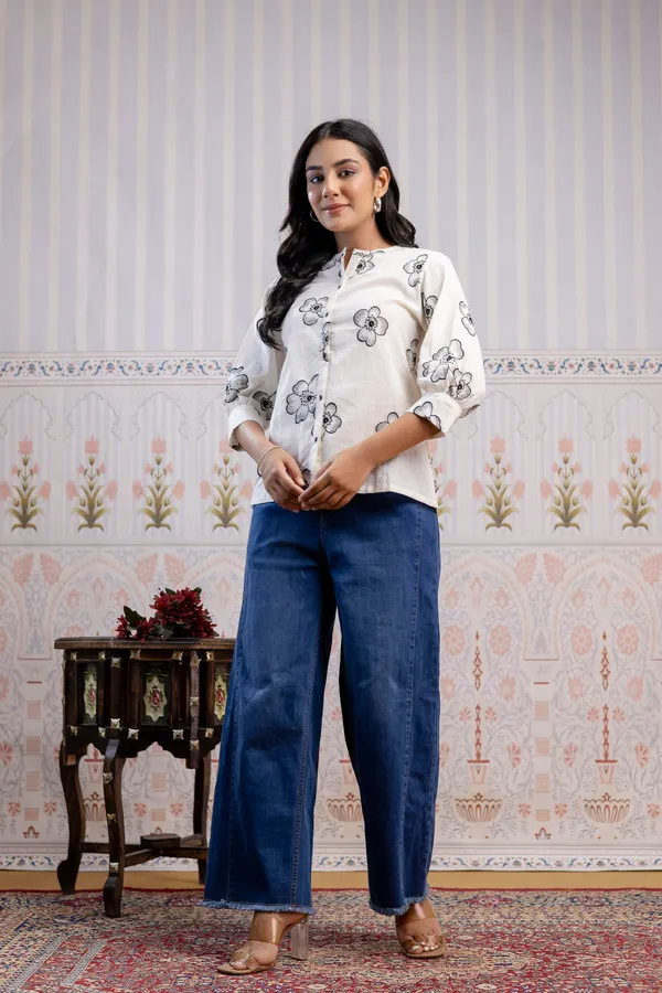 White_Pure_Cotton_Premium_Top_For_Women