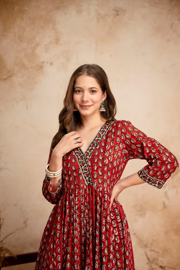 Red_Printed_Anarkali_Gown_with_Dupatta_for_Women