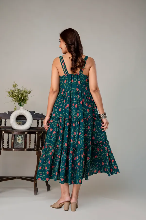Green_Pure_Cotton_Premium_Midi_Dresses_For_Women