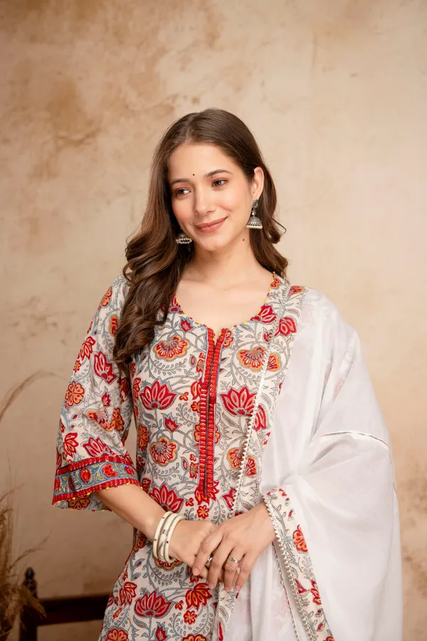 White_Cotton_Floral_Print_Straight_Kurta_with_Palazzo_Set_for_Women