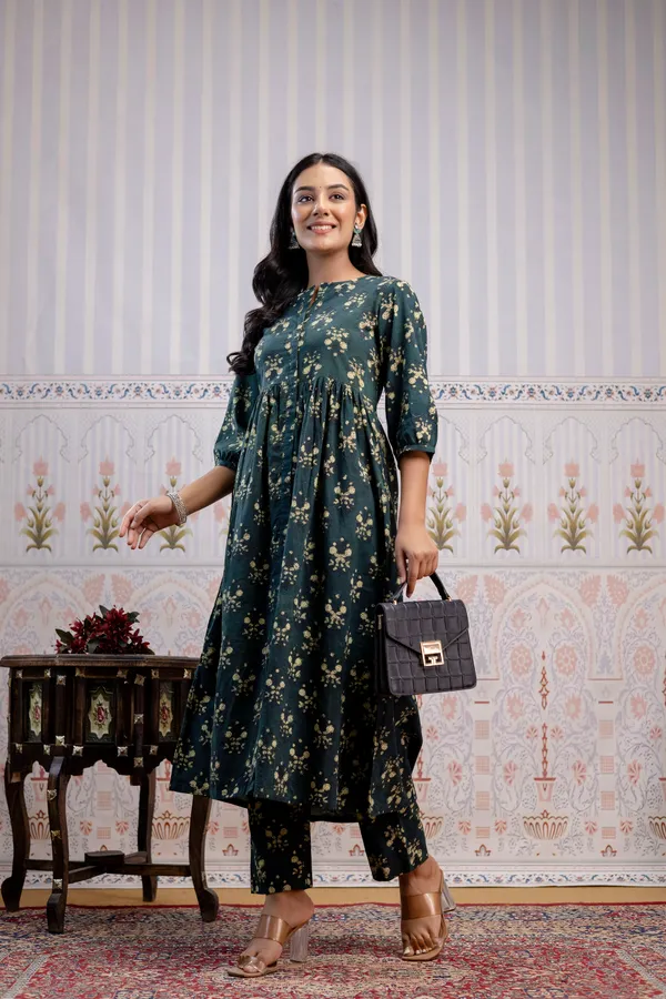 Green_Pure_Cotton_Premium_A_Line_Kurta_For_Women