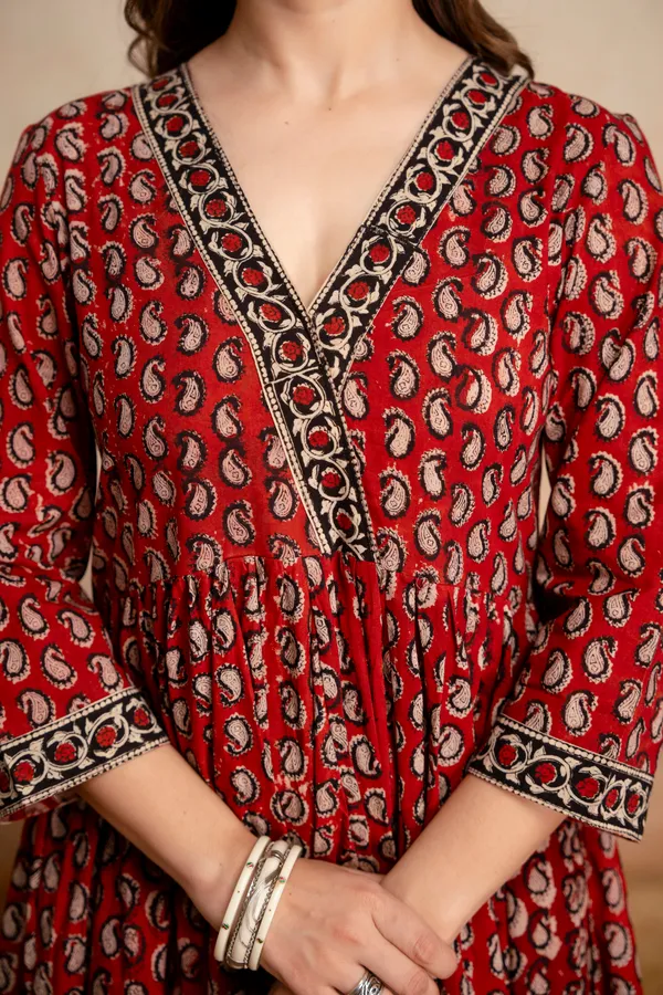 Red_Printed_Anarkali_Gown_with_Dupatta_for_Women