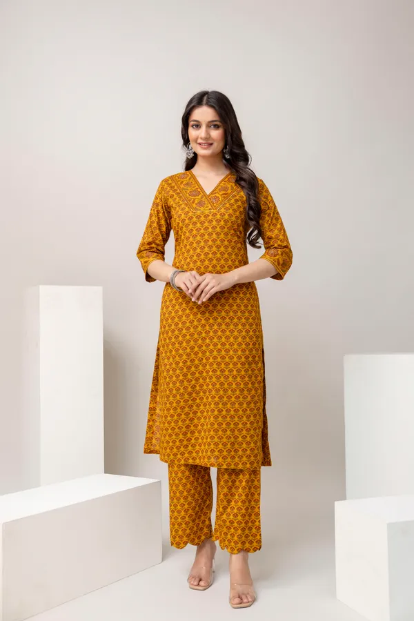 Mustard_Yellow_Pure_Cotton_Premium_Straight_Suit_For_Women