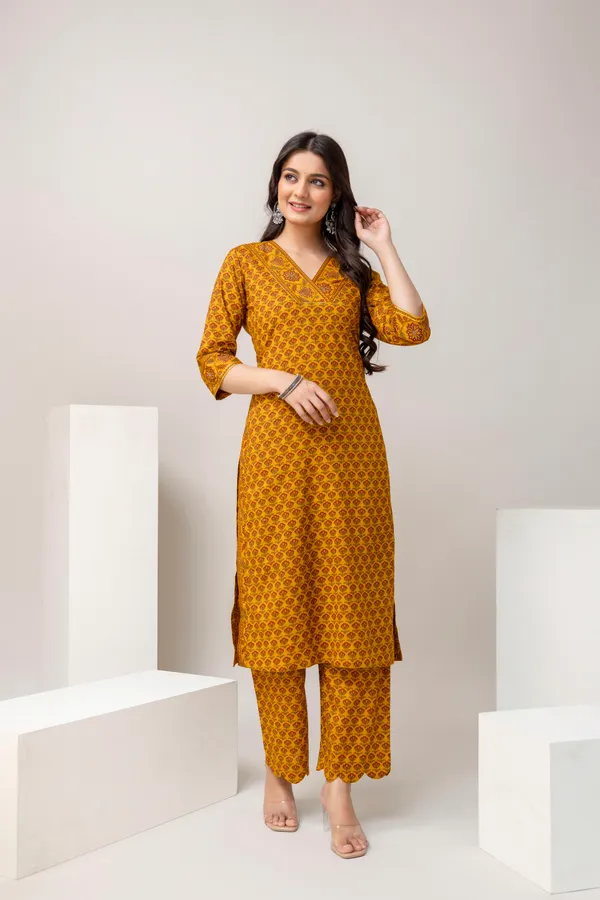 Mustard_Yellow_Pure_Cotton_Premium_Straight_Suit_For_Women
