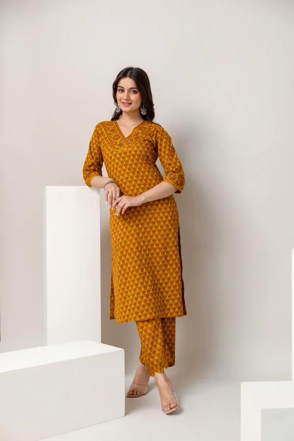 Mustard_Yellow_Pure_Cotton_Premium_Straight_Suit_For_Women