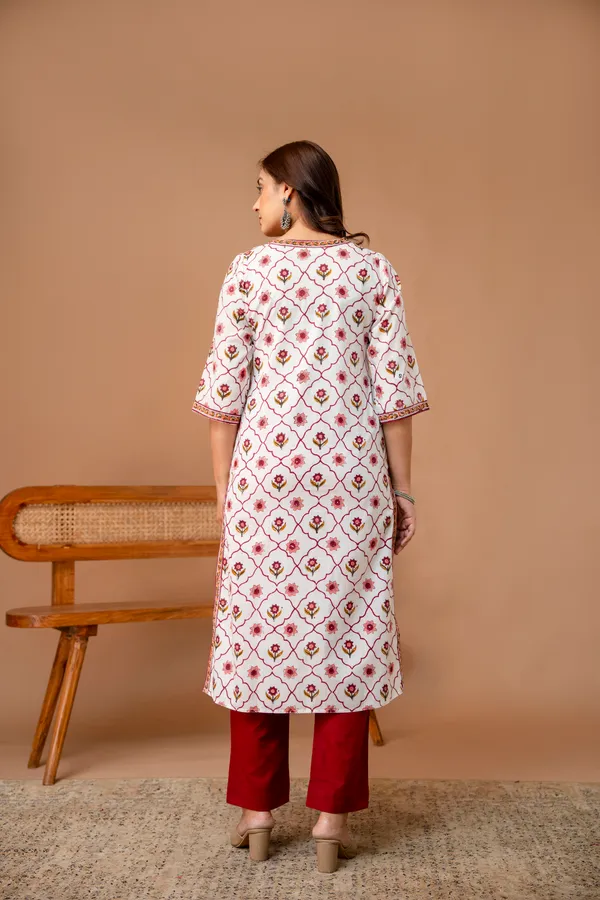 White_And_Pink_Pure_Cotton_Premium_Straight_Suit_For_Women
