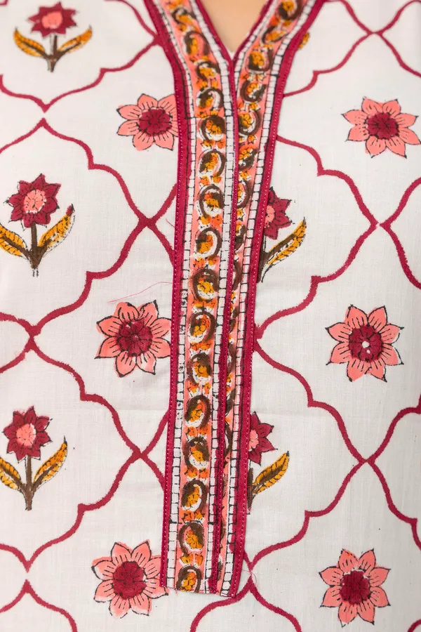 White_And_Pink_Pure_Cotton_Premium_Straight_Suit_For_Women