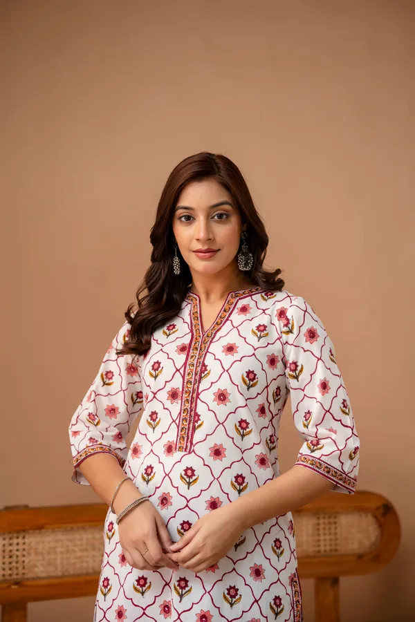 White_And_Pink_Pure_Cotton_Premium_Straight_Suit_For_Women