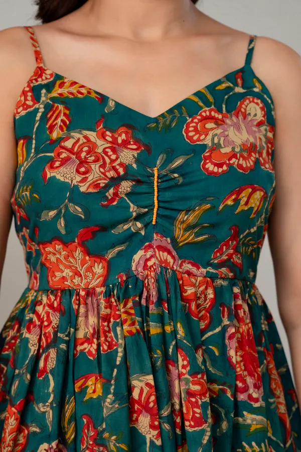 Green_Pure_Cotton_Premium_Midi_Dresses_For_Women
