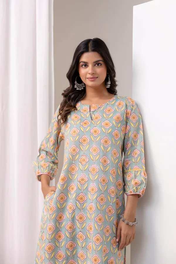 Pastel_Sky_Blue_Pure_Cotton_Premium_Angarkha_Set_For_Women