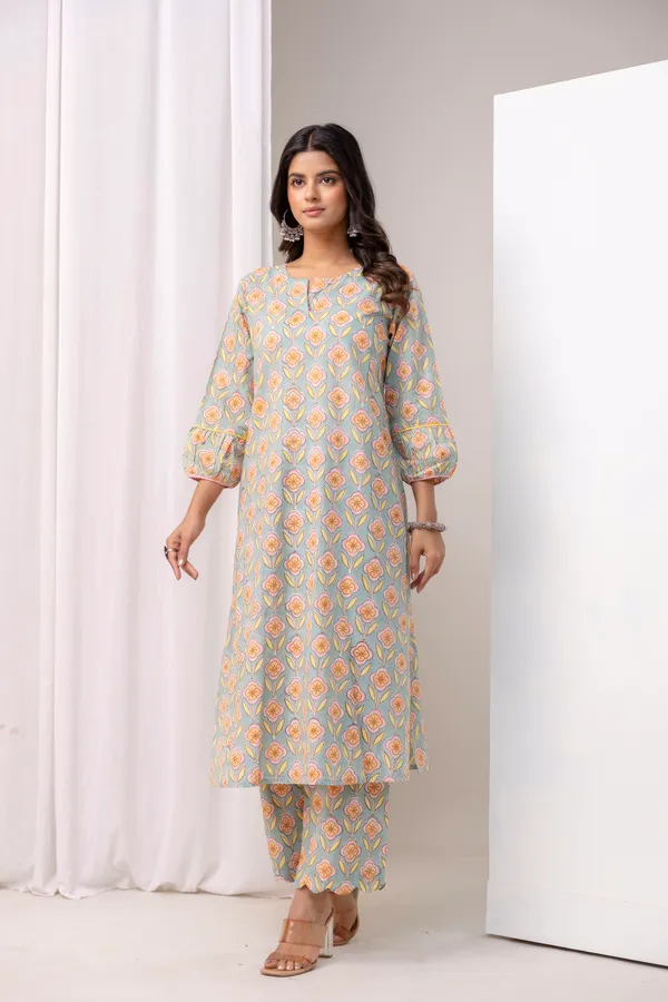Pastel_Sky_Blue_Pure_Cotton_Premium_Angarkha_Set_For_Women