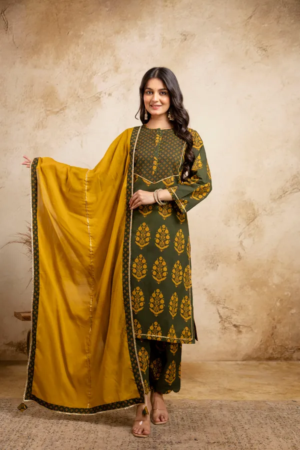 Dark_Muted_Teal_Pure_Cotton_Premium_Straight_Suit_Without_Dupatta_For_Women