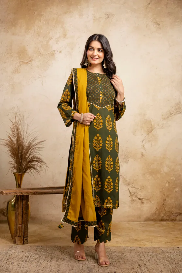 Dark_Muted_Teal_Pure_Cotton_Premium_Straight_Suit_Without_Dupatta_For_Women