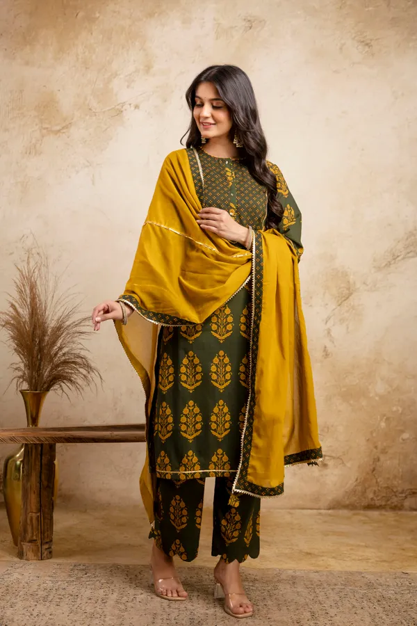 Dark_Muted_Teal_Pure_Cotton_Premium_Straight_Suit_Without_Dupatta_For_Women