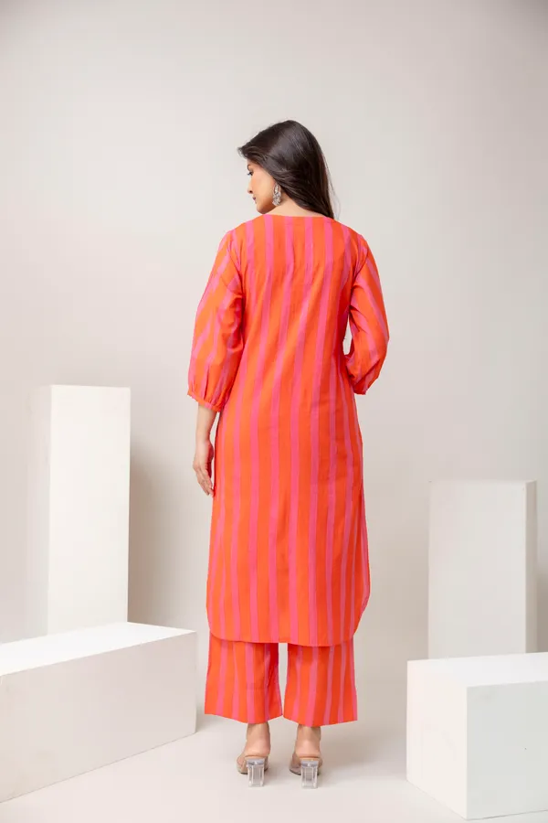 Orange_And_Pink_Pure_Cotton_Premium_Straight_Suit_For_Women