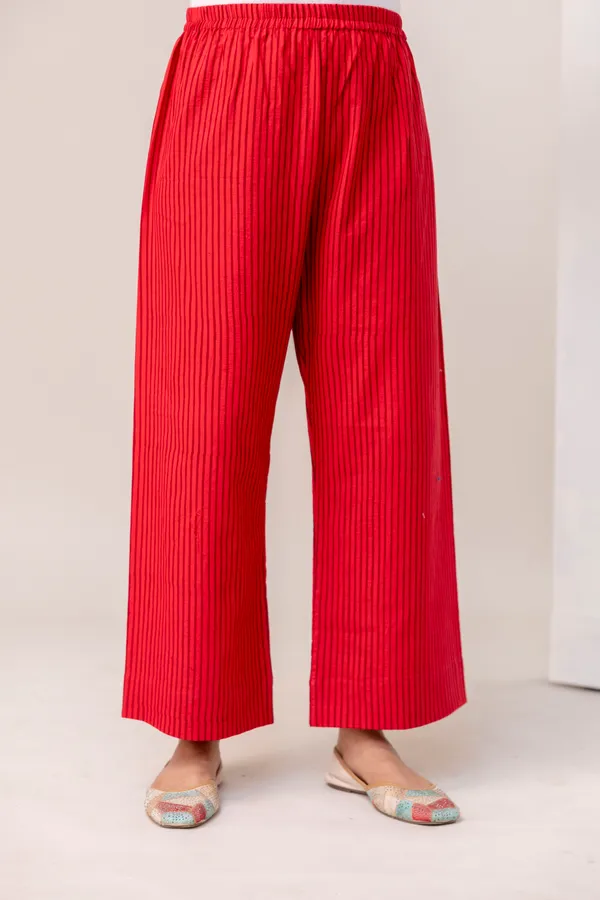 Red_Pure_Cotton_Premium_A_Line_Suit_For_Women