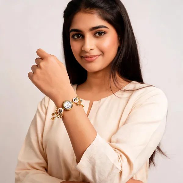 Gold_Stainless_Steel_Chain_Bracelet_Watch_For_Women