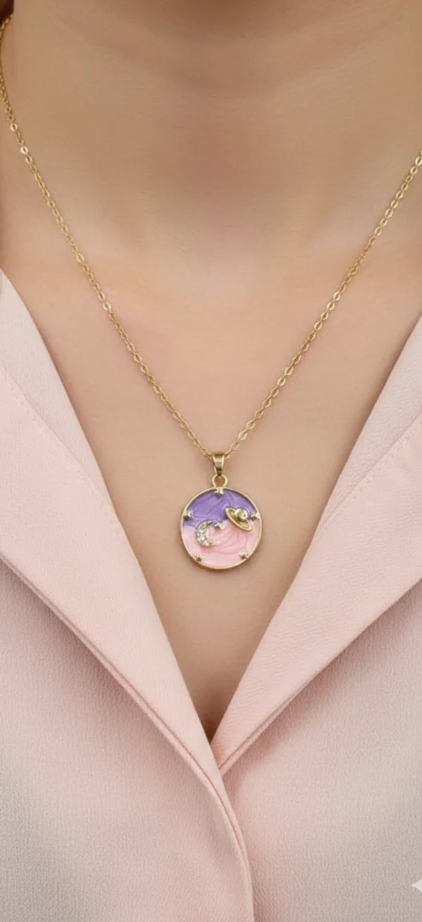 Gold-Tone_Pendant_Necklace_For_Women