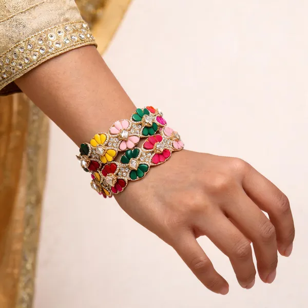 Multicolor_Stone_Studded_Bangles_For_Women